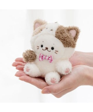 Mother garden しろたん 猫キーホルダー 《三毛猫》 単品 三毛