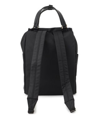 23区 【撥水加工】2WAY ナイロン リュック ブラック系
