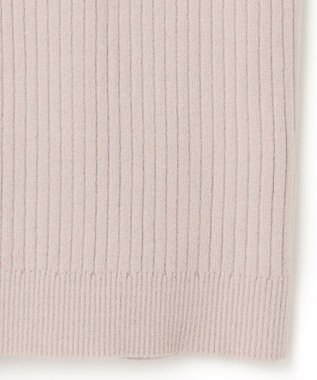 UNFILO 【吸湿発熱】リブ タートルネック ニット グレージュ