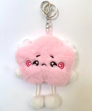WEGO エンジェルスターぬいぐるみキーホルダー ピンク