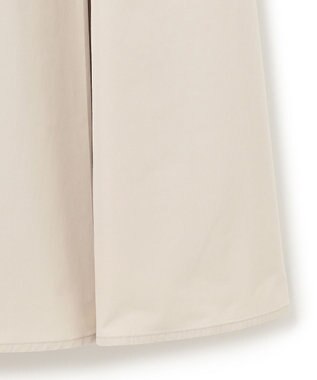 23区 【洗える】ハイカウントライトタフタ ギャザースカート ベージュ系