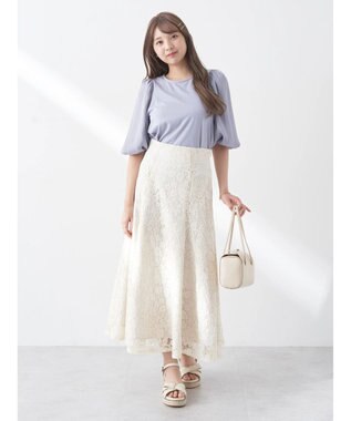 earth music&ecology ラメスリーブプルオーバー Sax