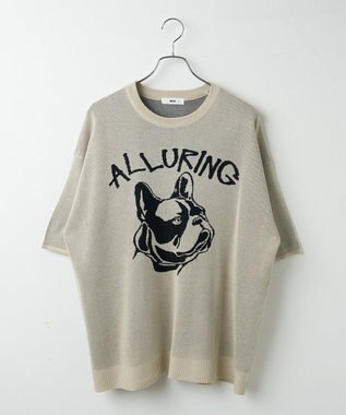 WEGO 【ユニセックス着用ITEM】ジャガードニットプルオーバー（S） ホワイト