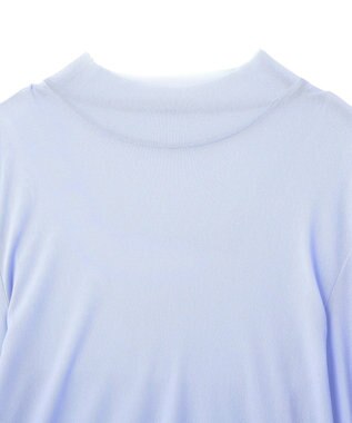 YECCA VECCA ハイネックシアートップス Blue