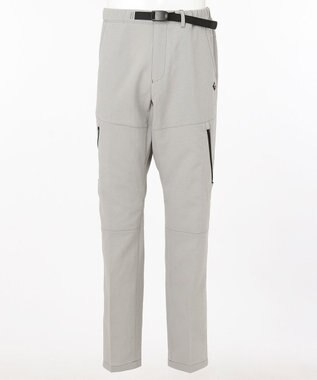 JOSEPH ABBOUD MOUNTAIN クレープドットエアー パンツ ライトグレー系