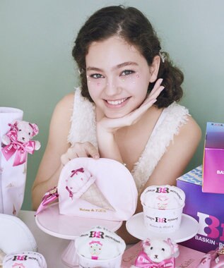 Maison de FLEUR サーティワン　ラウンドポーチ Light Pink