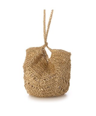 UNBILLION カシュカシュ cachecache / メタリック糸手編みポシェット