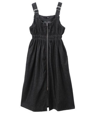 Green Parks ・ＳＵＧＡＲ　ＳＰＯＯＮ　デニムシャーリングジャンス Black