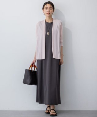 23区 シェルリング ネックレス ダークブラウン系