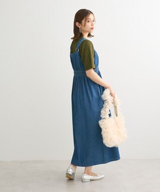 Green Parks ・ＳＵＧＡＲ　ＳＰＯＯＮ　デニムシャーリングジャンス Indigo