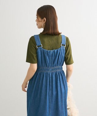 Green Parks ・ＳＵＧＡＲ　ＳＰＯＯＮ　デニムシャーリングジャンス Indigo