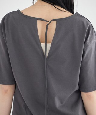 earth music&ecology バックデザインカットプルオーバー Gray