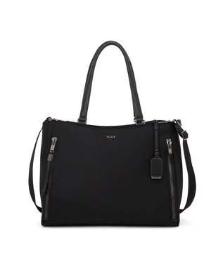 トートバッグ レディス VOYAGEUR 「ヴァレッタ」ラージ・トート, BLACK/GUNMETAL, Ｆ