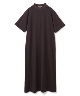 BEIGE， 【BEIGE,ecru/WEB限定・洗える】JERSEY STITCH / コットンAラインワンピース Bordeaux