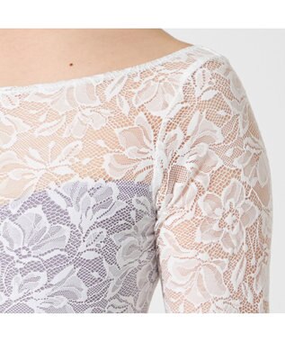 Chacott ◎【Nela ライン】ロングスリーブレオタード モーブ