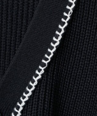 WEGO ハンドステッチカーディガン ブラック