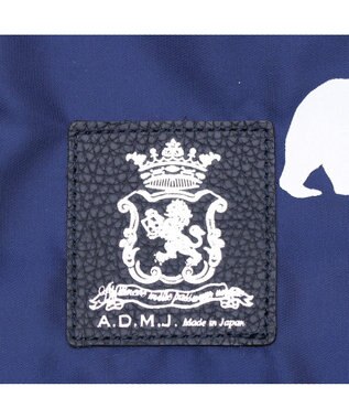 A.D.M.J. 【撥水高密度ナイロン】デービス/オリタタミバッグM NAVY