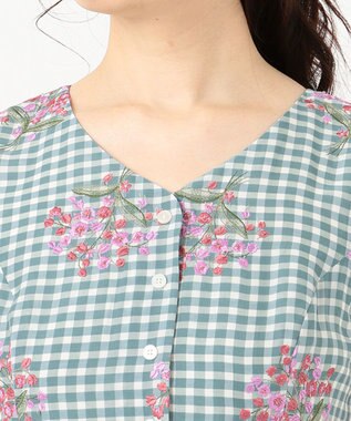 TOCCA 【洗える】MUGET ドレス サックスブルー系7