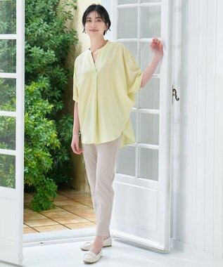 ANY L 【ストレッチ】大人の7daysデイリーパンツ グレージュ