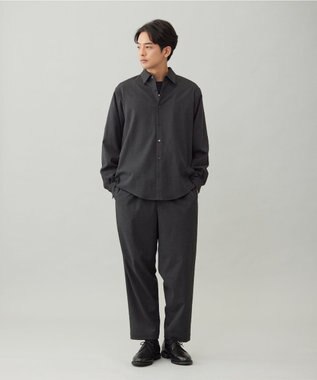 UNFILO MENS 【OCEANS 雑誌・web・YouTube 掲載】FLANNEL TOUCH シャツ チャコール