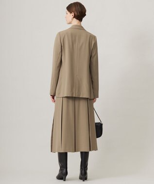 ICB 【洗える】ウール2WAYストレッチ スカート フォーン系