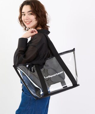 LeSportsac CLEAR E/W TOTE/クリアオニキスロゴトート クリアオニキスロゴトート