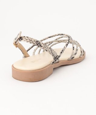 ANY ナローストラップ サンダル アイボリー系5