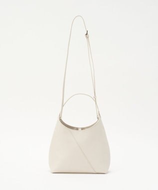 russet スムースレザー2WAYミニトートバッグ(CE-1676) Ivory