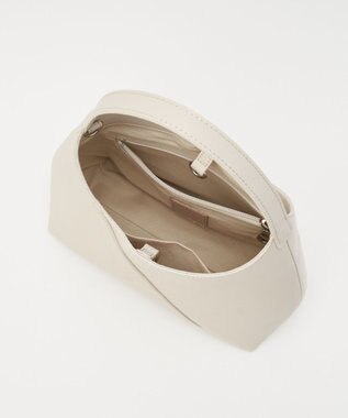 russet スムースレザー2WAYミニトートバッグ(CE-1676) Ivory