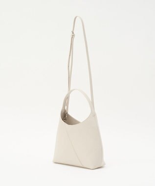 russet スムースレザー2WAYミニトートバッグ(CE-1676) Ivory