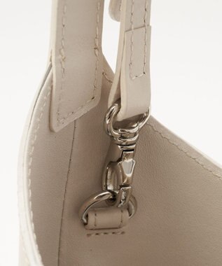 russet スムースレザー2WAYミニトートバッグ(CE-1676) Ivory