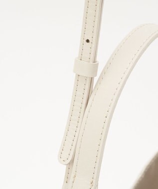 russet スムースレザー2WAYミニトートバッグ(CE-1676) Ivory