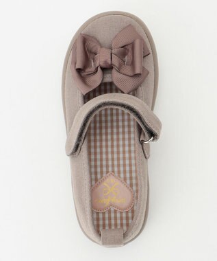 ANY KIDS リボンベルクロハンプバレエ ブラウン