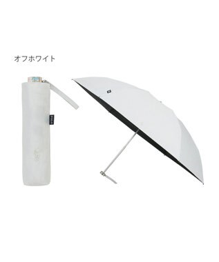 MOONBAT 【大きめ】POLO RALPH LAUREN 晴雨兼用日傘 折りたたみ傘 PP／遮光 遮熱 UV オフホワイト