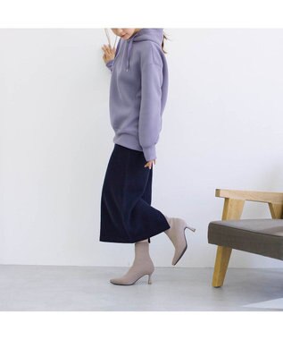 MODE ET JACOMO <noyau>ストレッチショートブーツ ベージュ