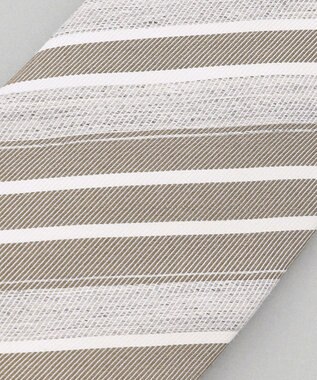 GOTAIRIKU Fermo Fossati_レジメンタル ネクタイ グレー系1