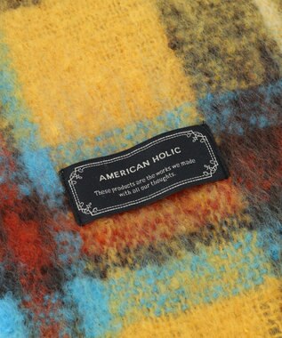 AMERICAN HOLIC アソートシャギーマフラー Check