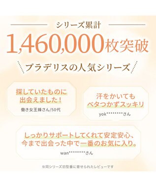 BRADELIS New York 【BRADELIS NewYork peace】綿混楽々dailyバストスリップ23 接触冷感 吸汗速乾 サラッと快適な補正スリップ シアーグレージュ