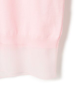 BEIGE， 【洗える】JULIE / シルク混シアーVネックカーディガン Pink