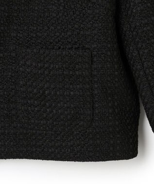 TOCCA 【消臭】BABY SCALLOP ツイードジャケット ブラック系