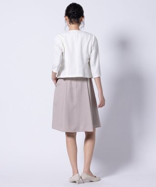 TOCCA 【消臭】BRIGHT LUMINOUS 七分袖ジャケット アイボリー系