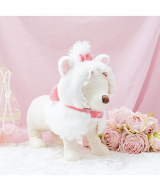 PET PARADISE ディズニー マリー なりきりケープ ホワイト