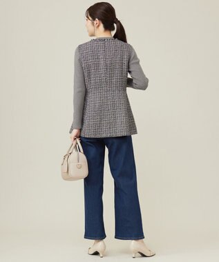 ANY SIS 【洗える】セミワイド デニムパンツ インディゴ