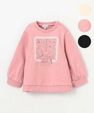 組曲 KIDS 【80-100㎝】NutsCracker トレーナー ローズ系