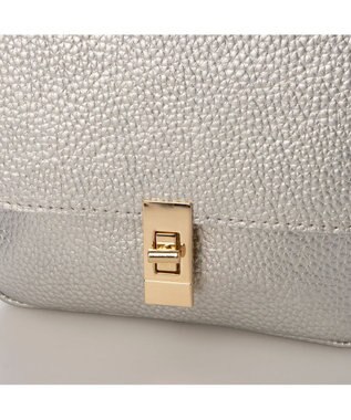 UNBILLION ペルケ perche / 7ポケットレザーポシェット シルバー