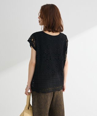 Green Parks ＳＥＴ２点クロシェプルオーバー＋タンクトップ Orange