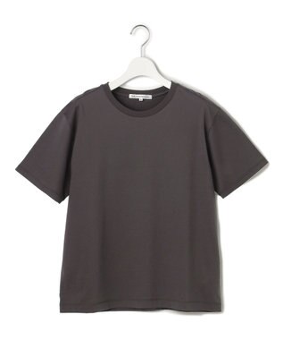 23区 シルキータッチ ベーシック Tシャツ グレー系