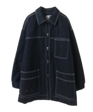 CRAFT STANDARD BOUTIQUE デニム裏キルトコート Indigo