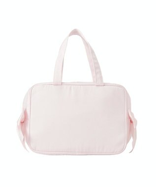 Maison de FLEUR 【保冷機能付き】サテンサイドリボン保冷バッグ Pink