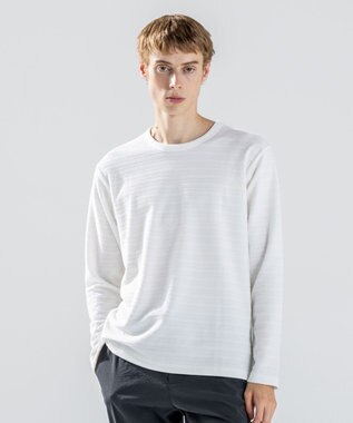 JOSEPH HOMME 【新色追加】メランジリップル　クルーネックカットソー ホワイト系